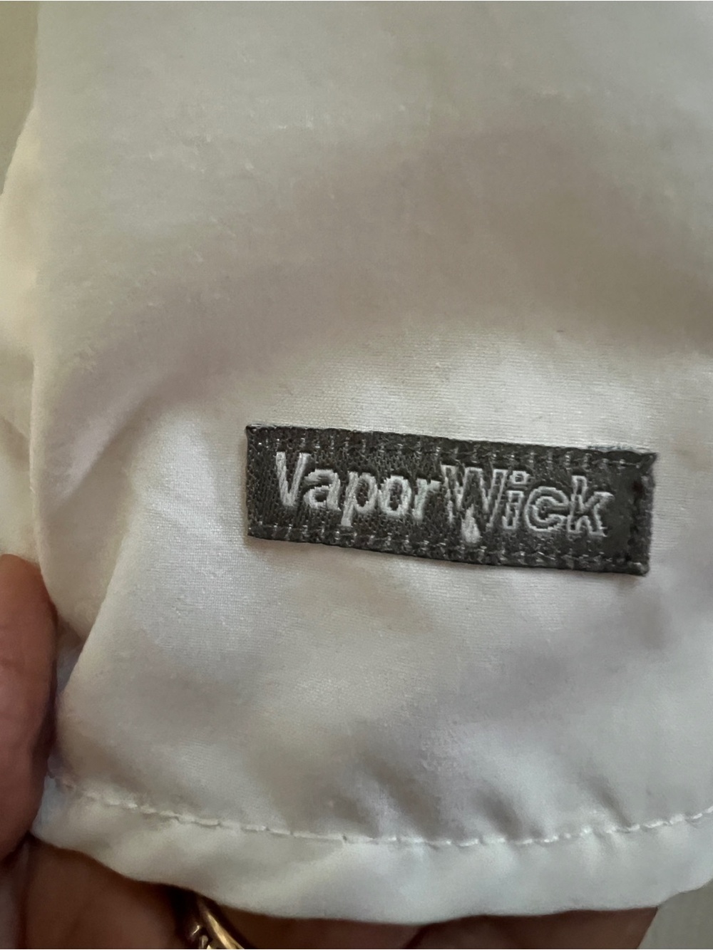 The North Face VaporWick White Button Front Performance Hiking Shirt Gorpcore - Picture 6 of 10